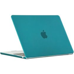 Mobigear Matte MacBook Air 13 Inch (2022-2026) Hoes Hardshell Laptopcover MacBook Case - Dark Green - Model A2681 / A3113 / A3240 / A3449