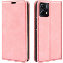 Mobigear Retro Slim Motorola Moto E13 Hoesje Bookcase Portemonnee - Roze