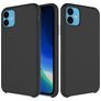 Mobigear Rubber Touch iPhone 11 Siliconen Hoesje Backcover - Zwart