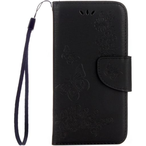 Mobigear Butterfly Samsung Galaxy A5 (2017) Hoesje Bookcase Portemonnee - Zwart
