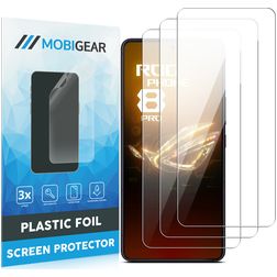 Mobigear ASUS ROG Phone 8 Pro Screenprotector Folie - Case Friendly (3-Pack)