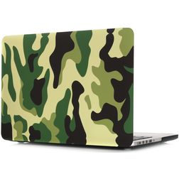 Mobigear Design MacBook Pro 13 Inch (2012-2015) Hoes Hardshell Laptopcover MacBook Case - Jungle Camauflage - Model A1425 / A1502