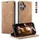 CaseMe 013 iPhone 17 Hoesje Bookcase Portemonnee - Bruin