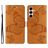 Mobigear Butterfly Samsung Galaxy A26 Hoesje Bookcase Portemonnee - Cognac