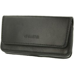 Valenta Arezzo LG K61 Echt Leer Broekriemhoesje - Riemtasje - Holster - Zwart