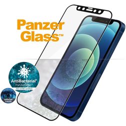 PanzerGlass Edge to Edge iPhone 12 Mini Glazen Screenprotector - Case Friendly - Zwart