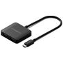 Cygnett Unite 2-in-1 USB-C naar HDMI Hub 0,15 m - Zwart