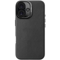 Decoded iPhone 16 MagSafe Hoesje Echt Leer Backcover - Zwart