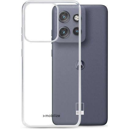 Mobilize Gelly Doorzichtig Motorola Edge 50 Hoesje Flexibel TPU Backcover - Transparant