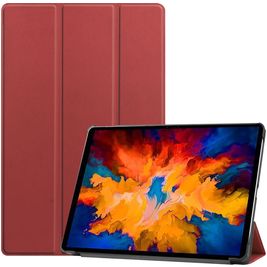 Mobigear Tri-Fold Lenovo Tab P11 Pro Gen 1 Hoes Bookcase - Rood