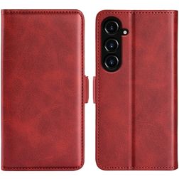 Mobigear Slim Magnet Samsung Galaxy S23 FE Hoesje Bookcase Portemonnee - Rood