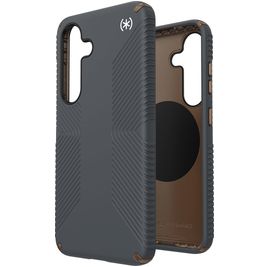 Speck Presidio2 Grip Magnet Samsung Galaxy S25 MagSafe Hoesje Hardcase Backcover Shockproof - Charcoal Grey