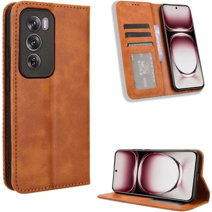 Mobigear Sensation OPPO Reno 12 Pro Hoesje Bookcase Portemonnee - Bruin