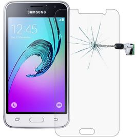 Mobigear Samsung Galaxy J1 (2016) Glazen Screenprotector - Case Friendly Mobigear Samsung Galaxy J1 (2016) Glazen Screenprotector - Case Friendly