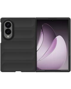 Mobigear Bumpy Samsung Galaxy Z Fold 8 Hoesje Flexibel TPU Backcover - Zwart