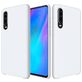 Mobigear Rubber Touch Huawei P30 Siliconen Hoesje Backcover - Wit