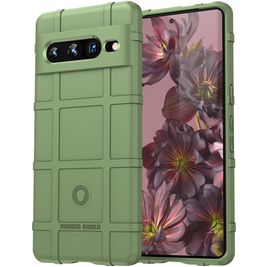 Mobigear Rugged Shield Google Pixel 7 Pro Hoesje Flexibel TPU Backcover Shockproof - Groen