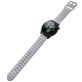 Mobigear Bumpy Siliconen Smartwatch Bandje Gespsluiting - Universeel 20 mm aansluiting - Grijs