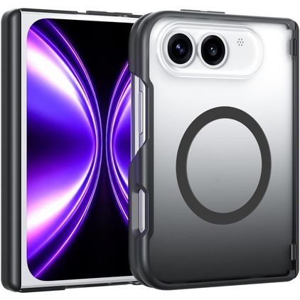 Mobigear Crystal iPhone Duo MagSafe Hoesje Hardcase Backcover - Zwart