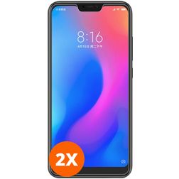 Mobigear Xiaomi Redmi Note 6 Pro Glazen Screenprotector - Case Friendly (2-Pack)