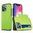 Mobigear Card iPhone 13 Pro Max Hoesje Hardcase Backcover Shockproof met Pasjeshouder - Groen
