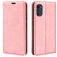 Mobigear Retro Slim Motorola Moto E32s Hoesje Bookcase Portemonnee - Roze