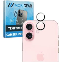 Mobigear iPhone 16 Plus Glazen Camera Protector - Case Friendly
