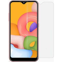 Mobigear Samsung Galaxy A01 Glazen Screenprotector - Case Friendly