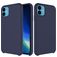 Mobigear Rubber Touch iPhone 11 Siliconen Hoesje Backcover - Marineblauw