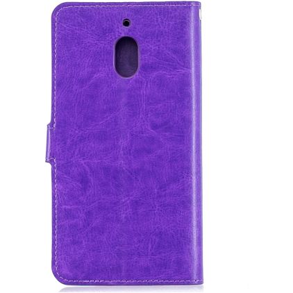 Mobigear Wallet Nokia 2.1 Hoesje Bookcase Portemonnee - Paars