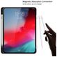 Mobigear Tri-Fold Gel iPad Pro 12.9 Inch (2018) Hoes Bookcase + Stylus Houder - Zwart