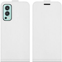 Mobigear OnePlus Nord 2 Hoesje Flipcase - Wit