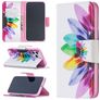Mobigear Design iPhone 12 Pro Hoesje Bookcase Portemonnee - Zonnebloem