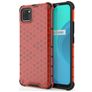 Mobigear Honeycomb Realme C11 (2020) Hoesje Hardcase Backcover Shockproof - Rood
