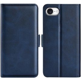 Mobigear Slim Magnet iPhone 17e Hoesje Bookcase Portemonnee - Donkerblauw
