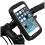 Mobigear Bike Console Telefoonhouder fiets Stuurbevestiging Hoesje Universeel (max 14 cm x 6,71 cm) - Zwart