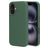 Mobiparts iPhone 16 Siliconen Hoesje Backcover - Forest Green