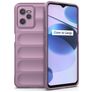Mobigear Bumpy Realme C35 Hoesje Flexibel TPU Backcover - Paars