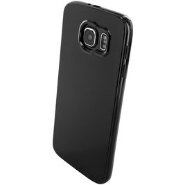 Mobiparts Classic Samsung Galaxy S6 Hoesje Flexibel TPU Backcover - Zwart