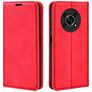 Mobigear Retro Slim HONOR Magic 4 Lite Hoesje Bookcase Portemonnee - Rood