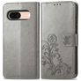 Mobigear Clover Google Pixel 8a Hoesje Bookcase Portemonnee - Grijs