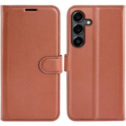 Mobigear Classic Samsung Galaxy S25 FE Hoesje Bookcase Portemonnee - Bruin