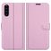 Mobigear Classic Sony Xperia 10 III Hoesje Bookcase Portemonnee - Roze
