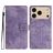 Mobigear Butterfly iPhone 17 Pro Hoesje Bookcase Portemonnee - Paars