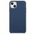 Mobigear Rubber Touch iPhone 15 Siliconen Hoesje Backcover - Donkerblauw