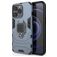 Mobigear Armor Ring iPhone 13 Pro Hoesje Hardcase Backcover Shockproof met Ringhouder - Blauw