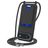 Mobigear Lanyard Card iPhone Air Siliconen Hoesje met koord en Pasjeshouder - Zwart
