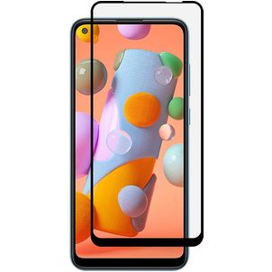 Mobigear Premium Samsung Galaxy A11 Glazen Screenprotector - Case Friendly - Zwart