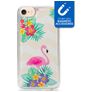 My Style Magneta iPhone 7 Hoesje Flexibel TPU Backcover - Flamingo