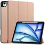 Mobigear Tri-Fold iPad Air 13 Inch (2026) Hoes Bookcase + Stylus Houder - Roségoud